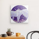 Einhornbild: EinhornPaar in einer Glühwürmchen-Nacht - Kunstdruck