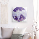 Einhornbild: EinhornPaar in einer Glühwürmchen-Nacht - Kunstdruck