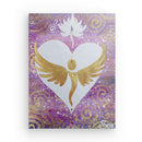 Engelbild: Engel-LotusHerz - Kunstdruck