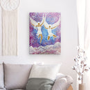 Engelpaar der Lebensfreude - Kunstdruck von Sonja Ariel von Staden