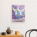 Engelpaar der Lebensfreude - Kunstdruck von Sonja Ariel von Staden