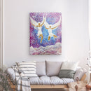 Engelpaar der Lebensfreude - Kunstdruck von Sonja Ariel von Staden