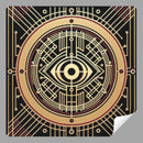 3er-Set: Frequenzaufkleber "Das Auge der Seherin"