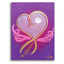 HeilerHerz Seelenweg violett - Kunstdruck von Sonja Ariel von Staden