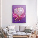 HeilerHerz Seelenweg violett - Kunstdruck von Sonja Ariel von Staden