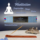 Satya Camphor Fragrances & Sens Masala, Kampfer Räucherstäbchen, 12 Sticks, 20cm, Brenndauer 45min