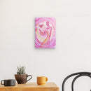 Engelbild: Kalligraphie Roter Liebesengel Poster - Kunstdruck