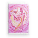 Engelbild: Kalligraphie Roter Liebesengel Poster - Kunstdruck