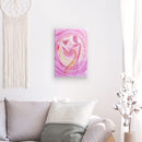 Engelbild: Kalligraphie Roter Liebesengel Poster - Kunstdruck