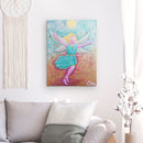 Elfenbild: Kleine ZauberElfe der Freude - Kunstdruck