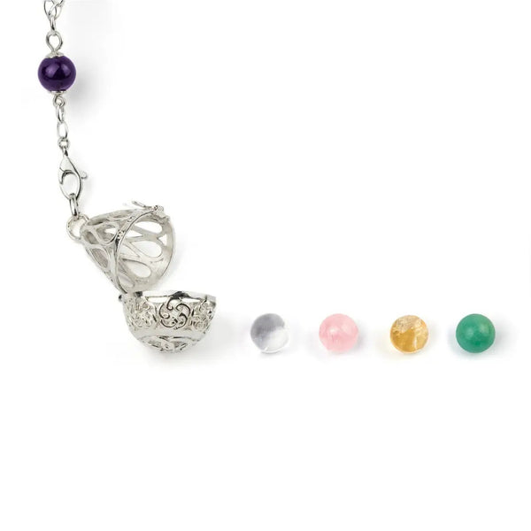 Kleines Wunschkugel Amulett Set + Transformationskette