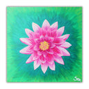 Kraftbild: Leuchtender Lotus grün