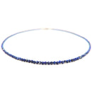 Lapislazuli Collier Facettenschliff (44 cm)