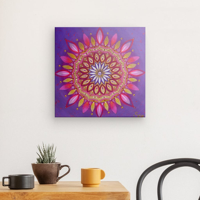 Energiebild: Mandala der Überfülle - Kunstdruck