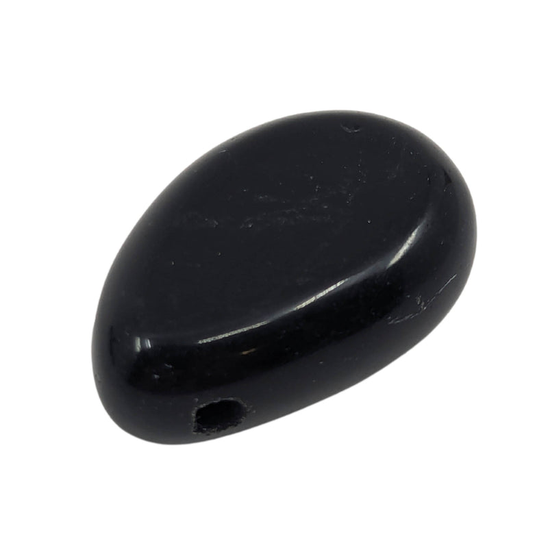 Obsidian Anhänger mit Bohrung (3cm)