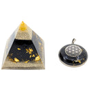 Set Autopyramide und Schungitanhänger