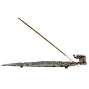 Räucherstäbchenhalter Elefant Weißmetall (23 cm)