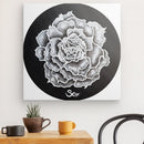 Blumenbild: Rose der Schönheit - Kunstdruck