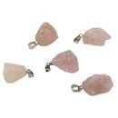 Rosenquarz Rohstein Anhänger (2cm)