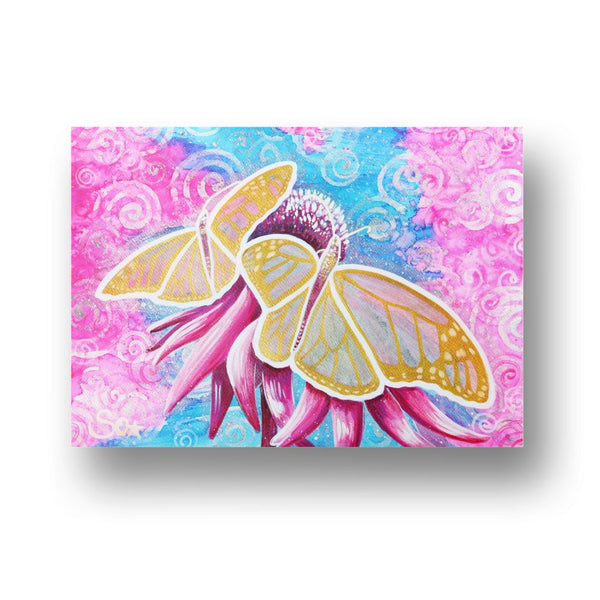 Kraftbild: Schmetterling-Paar - Kunstdruck