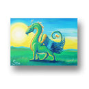 Kraftbild: Drache Farah - Kunstdruck