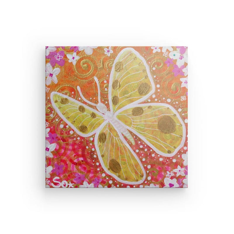 Energiebild: Schmetterling der Zartheit - Kunstdruck