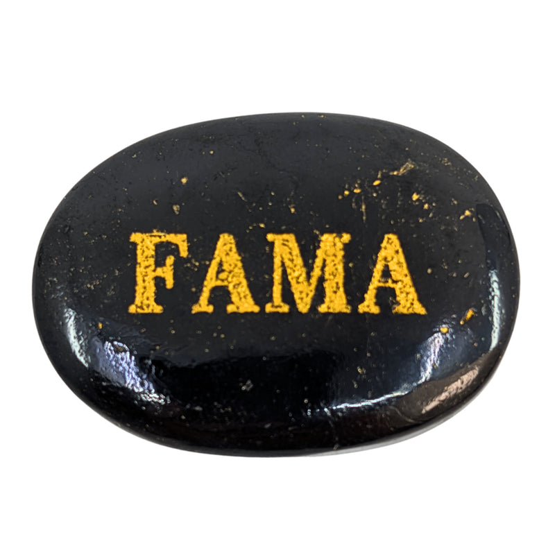 Schutzstein Fama-Aaron aus schwarzem Turmalin (Schörl)