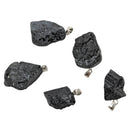 Schwarzer Turmalin (Schörl) Rohstein Anhänger (2 cm)