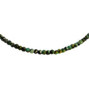 Smaragd Collier facettierte Perlen (50 cm)