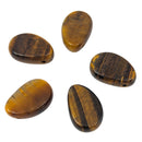 Tigerauge Anhänger mit Bohrung (3 cm)