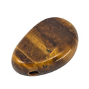 Tigerauge Anhänger mit Bohrung (3 cm)