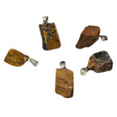 Tigerauge Rohstein Anhänger (2 cm)