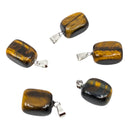 Tigerauge Trommelstein Anhänger (1 cm)