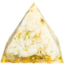 Wunschpyramide 7 Chakren - Schneequarz