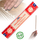 Satya Nag Champa Dragon's Blood, Drachenblut Räucherstäbchen, 12 Sticks, 22cm, Brenndauer 45min