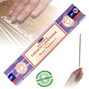 Satya Nag Champa French Lavender, Lavendel Räucherstäbchen, 12 Sticks, 20cm, Brenndauer 45min