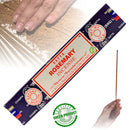 Satya Rosemary, Rosmarin Räucherstäbchen 15g, 12 Sticks, 20cm