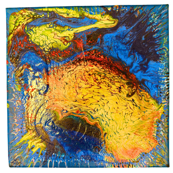 Energiebild Insel des inneren Friedens 25x25cm