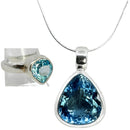 Blautopas-Set – Klarheit, Wahrheit und Seelenfrieden