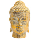 Buddha Kopf Gold groß (18 cm)