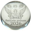 Energie-Halbkugel – Jahresengel 2026 „Aurelius - 8cm Durchmesser