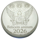 Energie-Halbkugel – Jahresengel 2026 „Aurelius - 8cm Durchmesser