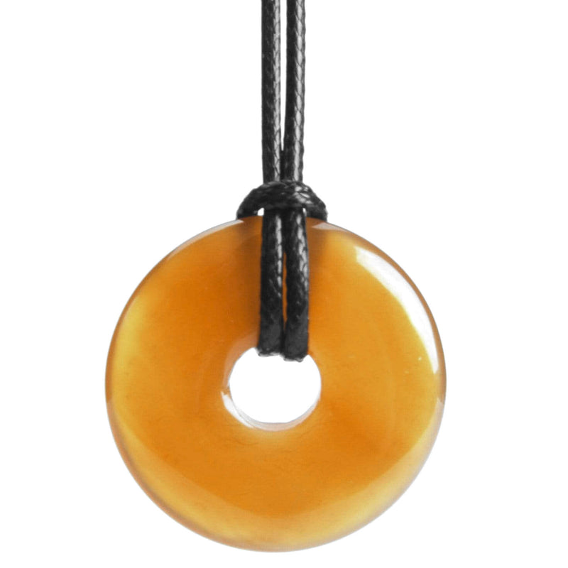 Karneol Donut für Halskette (Ø 3cm)