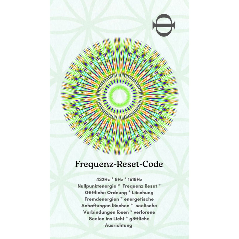 Quantenschlüssel Frequenz & Reset Set