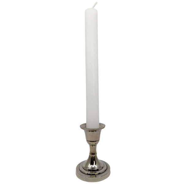 Rustic table candle white (20cm)