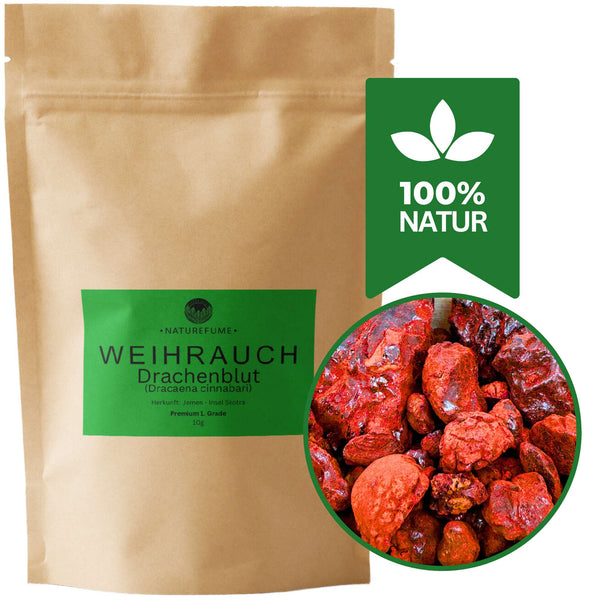 Premium Drachenblut (Dracaena cinnabari) Räucherharz 10g