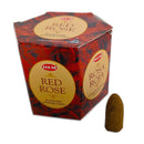 HEM Red Rose, Rote Rose Backflow Räucherkegel, 40 Kegel