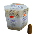 HEM White Sage, Weißer Salbei Backflow Räucherkegel, 40 Kegel