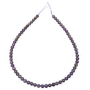Amethyst Edelstein-Perlen mit Bohrung, 10 Stück (Ø 6mm)
