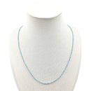 Aquamarin Edelstein-Collier (44cm)